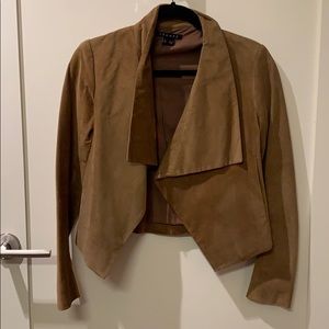 Theory chestnut suede jacket